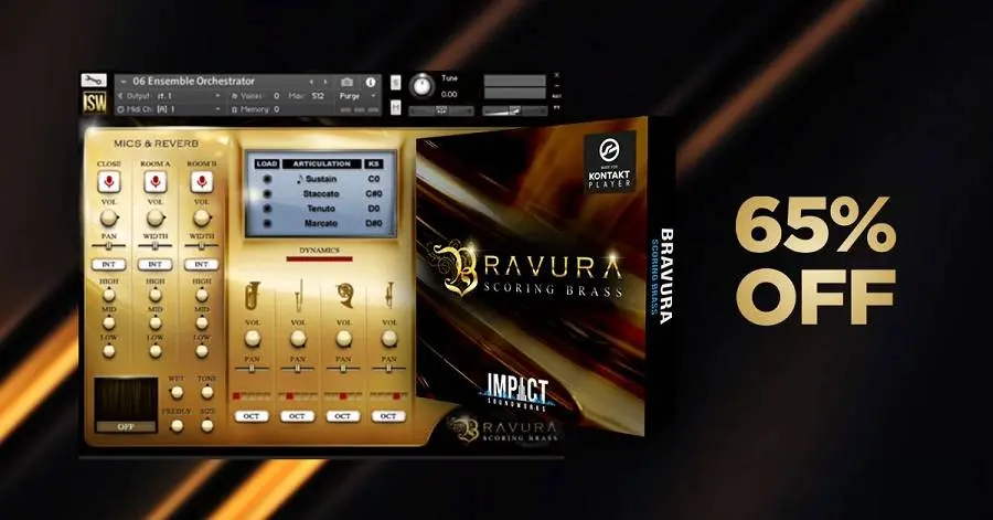 Deal: Bravura Scoring Brass by Impact Soundworks 65% off