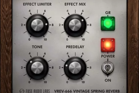 Featured image for “Free sixties-vintage spring reverb VREV-666 by Fuse Audio Labs”