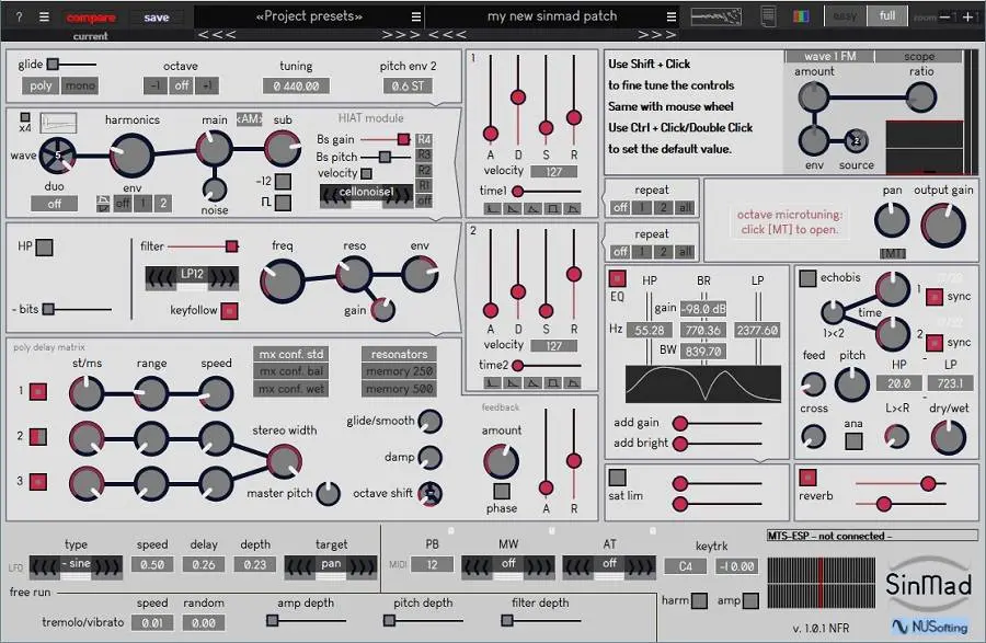 NUSofting released Sinmad