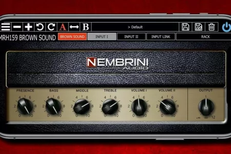 Featured image for “Nembrini Audio releases MRH-159 Brown Sound guitar amp plugin”