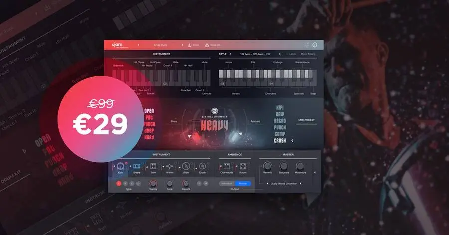 Deal: Virtual Drummer HEAVY by UJAM 71% off