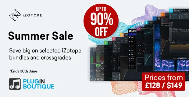 iZotope Summer Sale