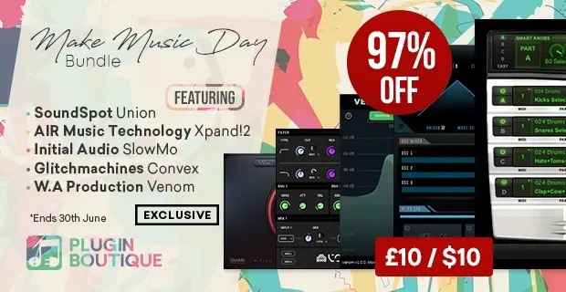Plugin Boutique Make Music Day Bundle