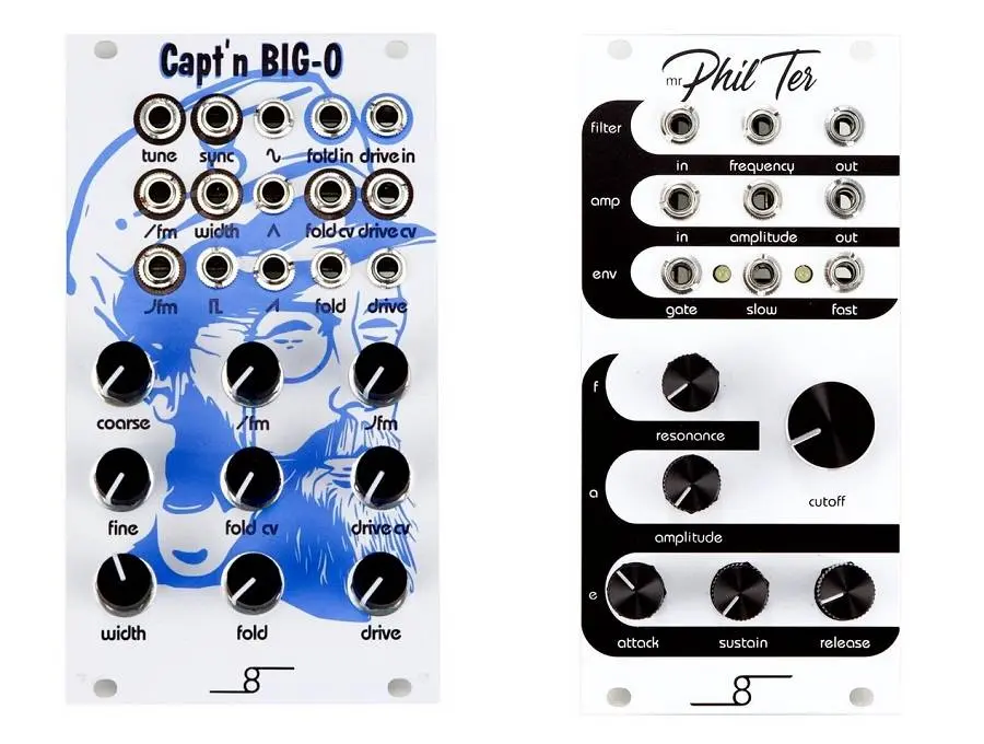 Cre8audio released Capt’n Big O and Mr. Phil Ter (Eurorack)