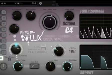Featured image for “FKFX releases free sequenced resonator distortion plugin FKFX Influx”