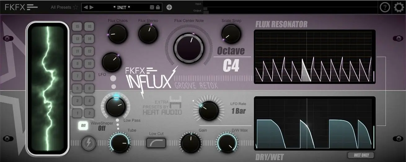 FKFX releases free sequenced resonator distortion plugin FKFX Influx