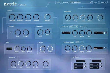 Featured image for “Nettle – Free experimental synthesizer by Fellusive”