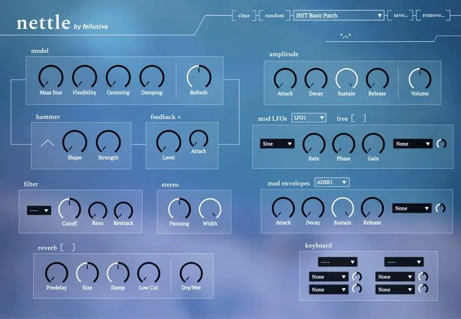 Nettle – Free experimental synthesizer by Fellusive