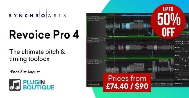 Deal: Synchro Arts Revoice Pro 4.3 with up to 49% off