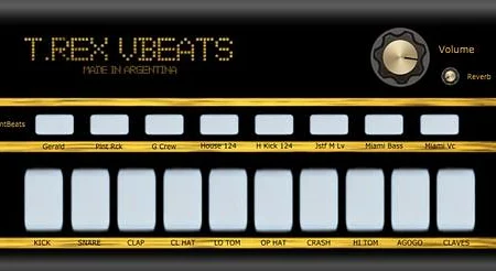 Featured image for “T.Rex vBeats – Free drum tool by Max Project”