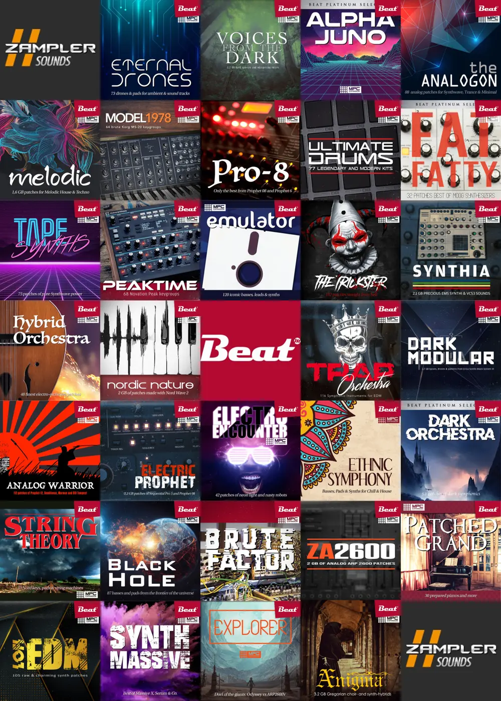 Deal: 92% off MPC Expansion Bundle by Zampler Sounds