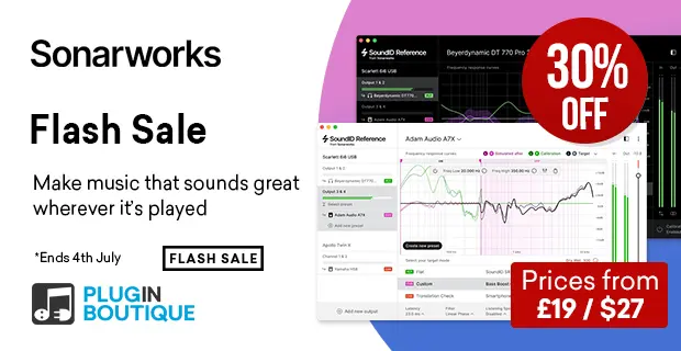 Sonarworks Summer Flash Sale