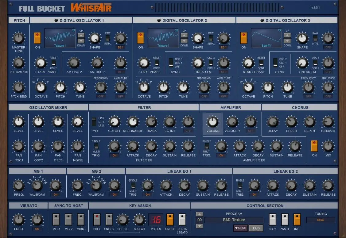 Free Wavetable synth WhispAir by Full Bucket Music