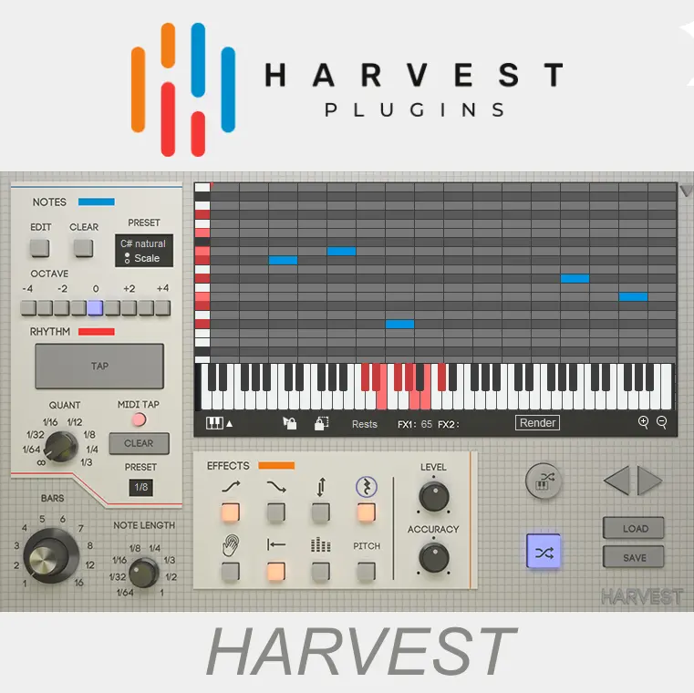Deal: Harvest by Harvest Plugins 58% off