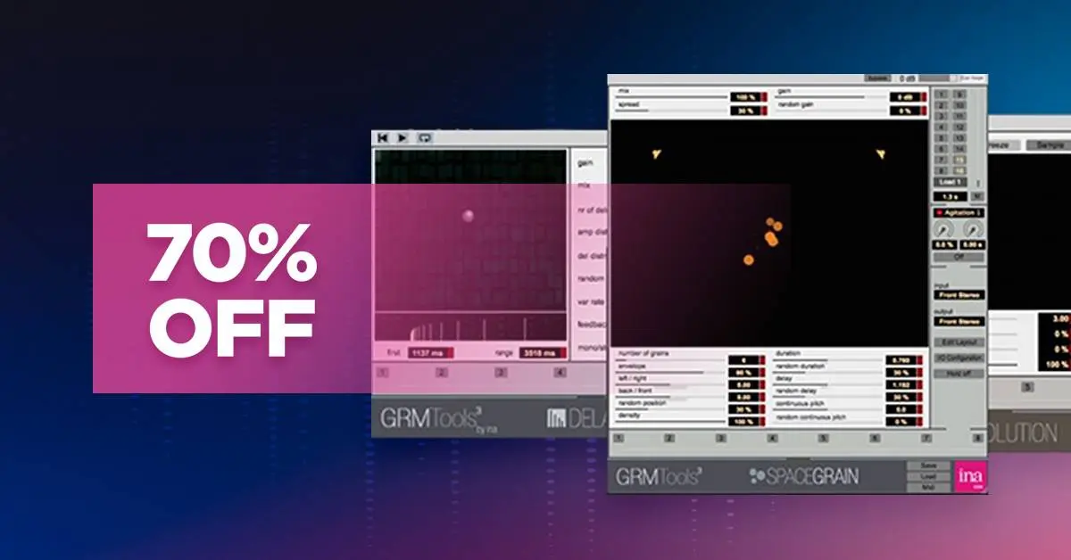 Deal: Creative Bundle by GRM Tools 70% off
