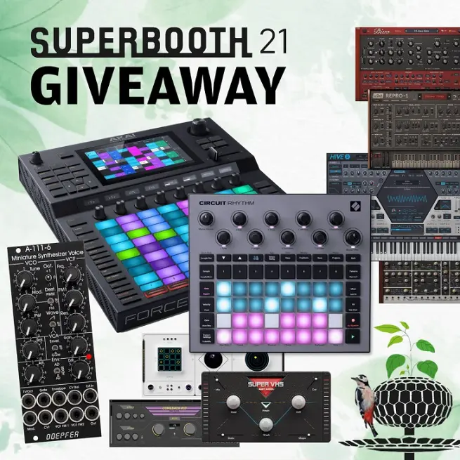Win synths worth 1.800€ with the official SUPERBOOTH21 guide
