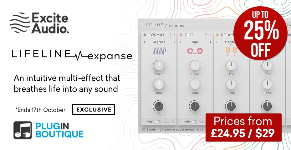Excite Audio Lifeline Expanse Introductory Sale (Exclusive)