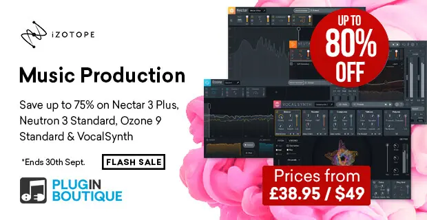 iZotope Music Production Flash Sale