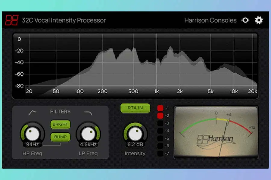 Harrison released 32C Vocal Intensity Processor