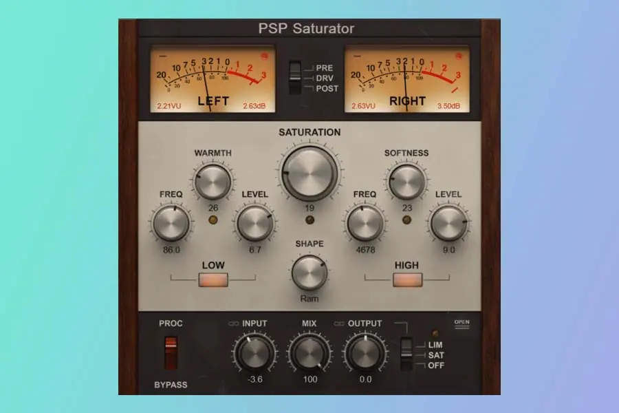 PSP Audioware released PSP Saturator