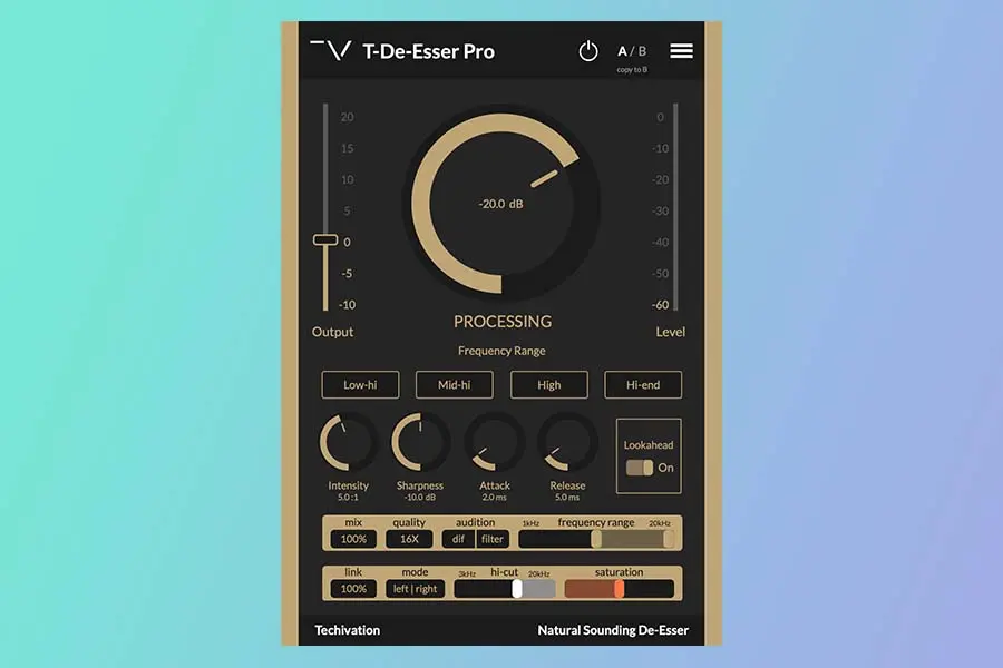 Techivation released T De Esser Pro