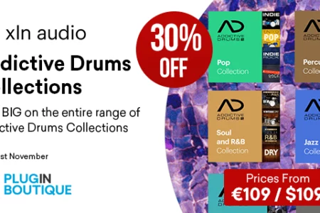 Featured image for “XLN Audio Addictive Drums Collections Sale”
