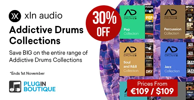 XLN Audio Addictive Drums Collections Sale