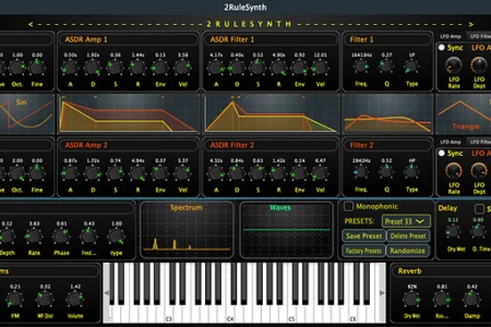 Featured image for “2Rule releases free synthesizer 2RuleSynth”