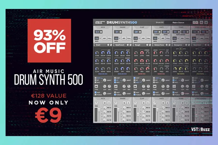 Deal: Drum Synth 500 by AIR Music 93% off