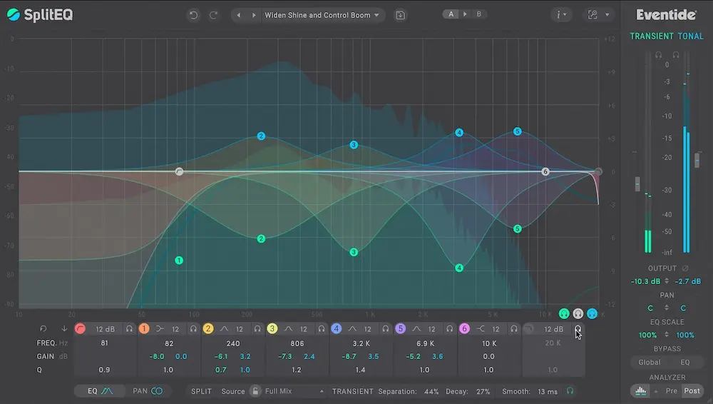Eventide releases SplitEQ