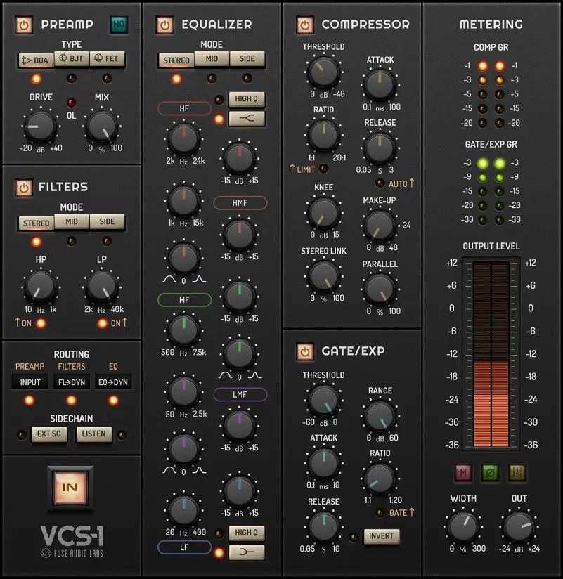 Fuse Audio Labs launches VCS 1 all in channel strip