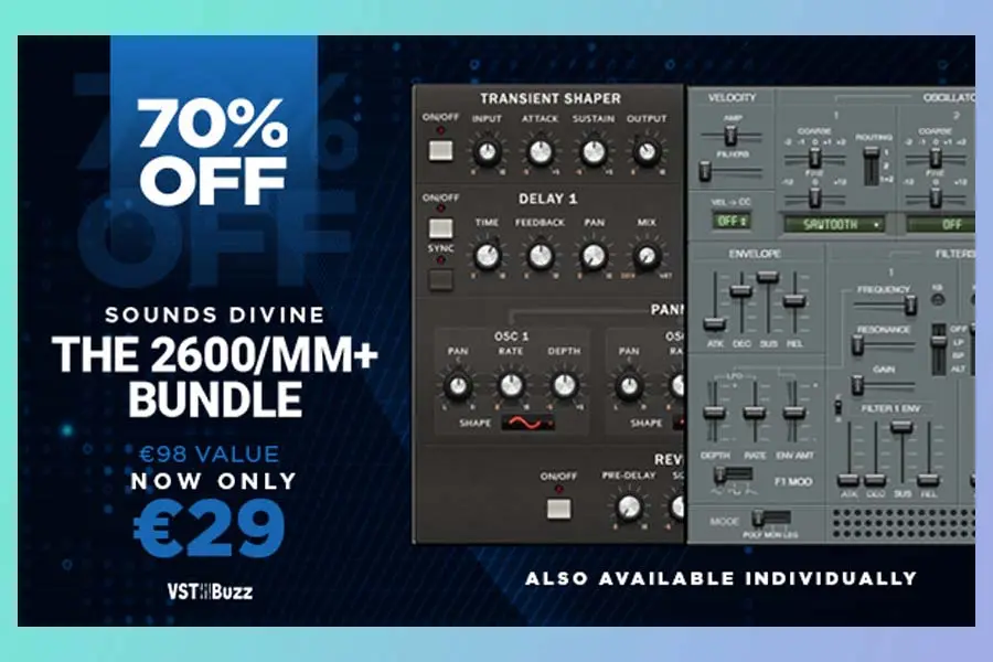Deal: The 2600/MM+ Bundle by Sounds Divine 70% off