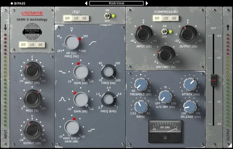 United Plugins launches vintage style channel strip UniChannel