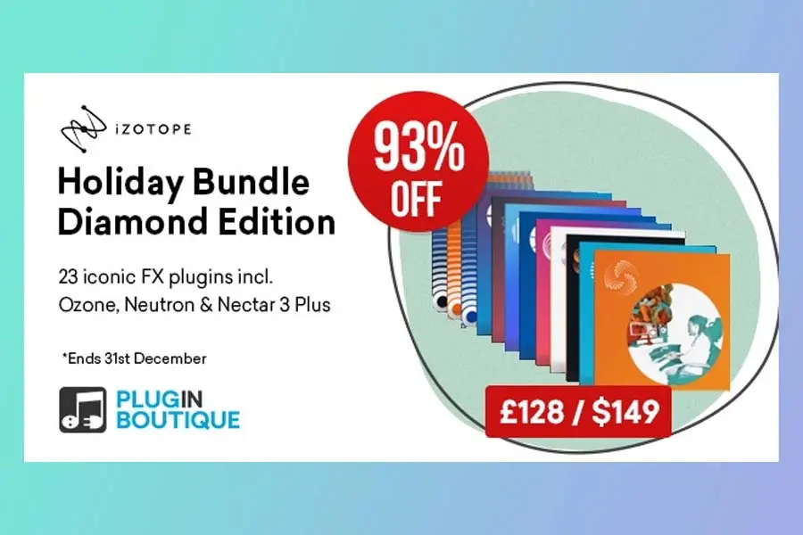 iZotope Holiday Bundle Diamond Edition Sale