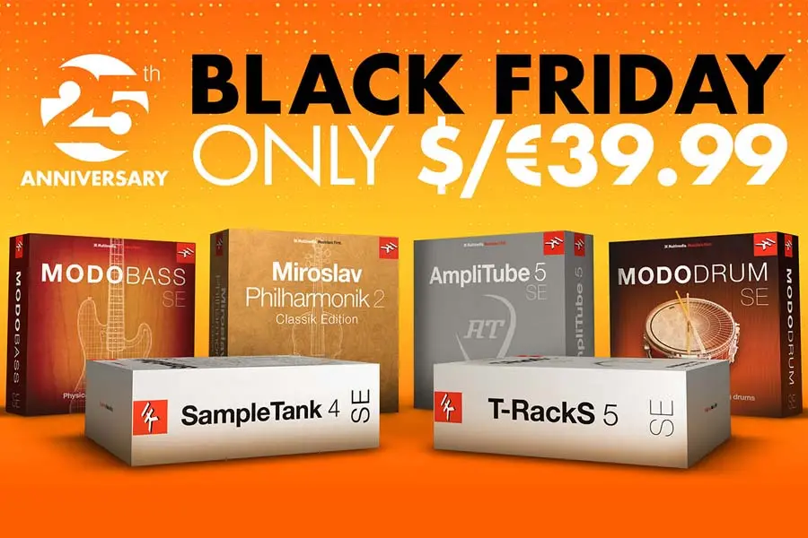 IK Multimedia announced 25th Black Friday Krazy Deals
