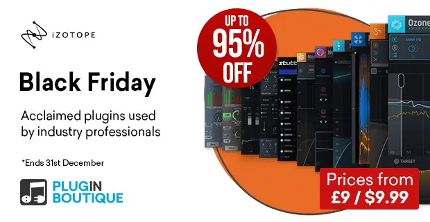 iZotope Black Friday Sale