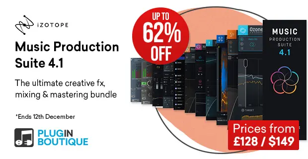 iZotope Music Production Suite 4.1 Black Friday Sale