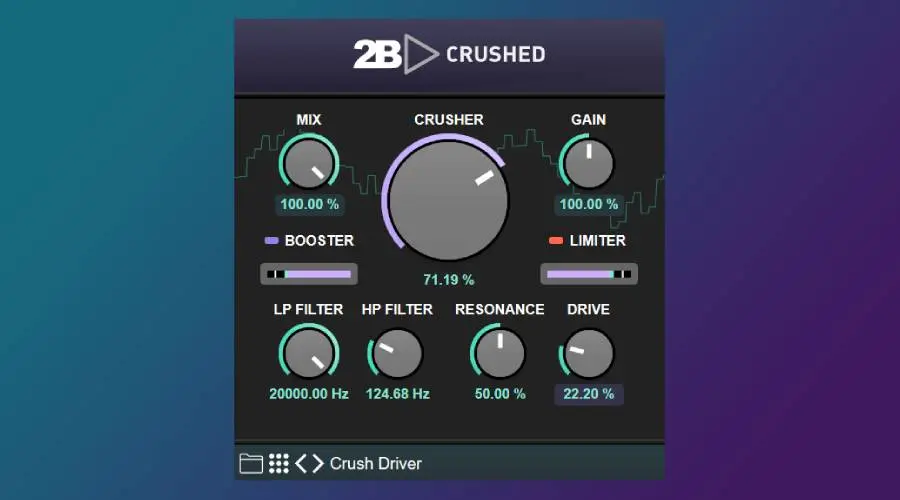 2B Played Music released 2B Crushed