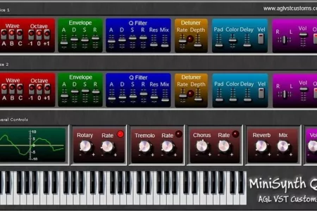 Featured image for “AGL VST CUSTOMS releases free Minisynth Q2”