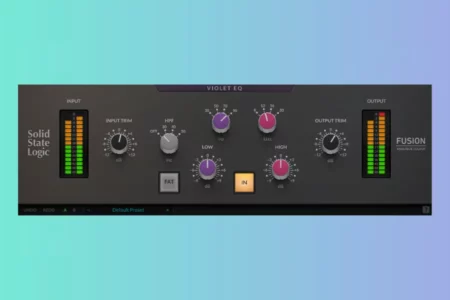Featured image for “SSL released Violet EQ Plug-in”