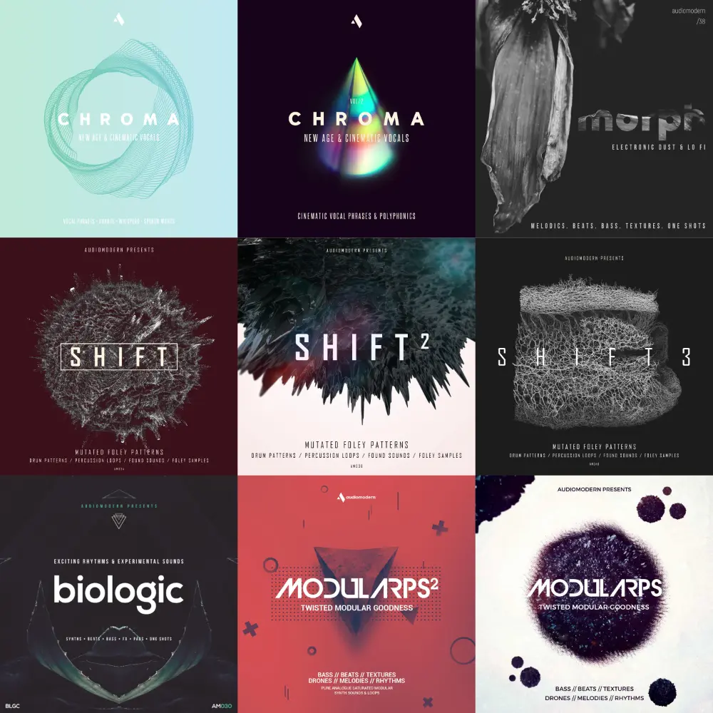 Deal: Sample Pack Bundle by Audiomodern 76% off
