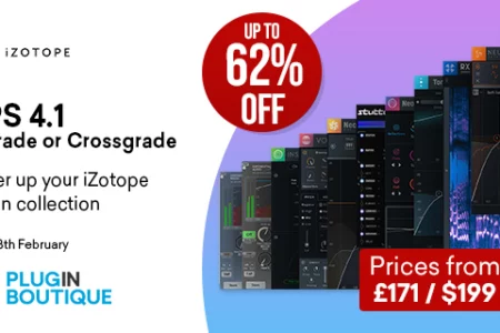 Featured image for “iZotope Music Production Suite 4.1 Upgrade and Crossgrade Sale”