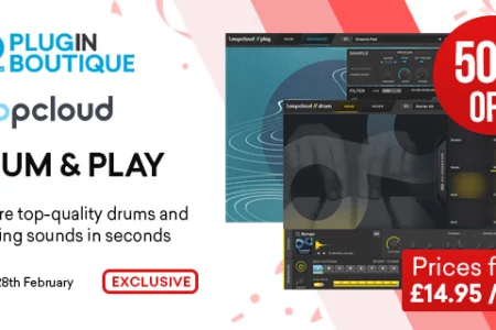 Featured image for “Plugin Boutique’s 10th Anniversary: Loopcloud DRUM & PLAY Sale”