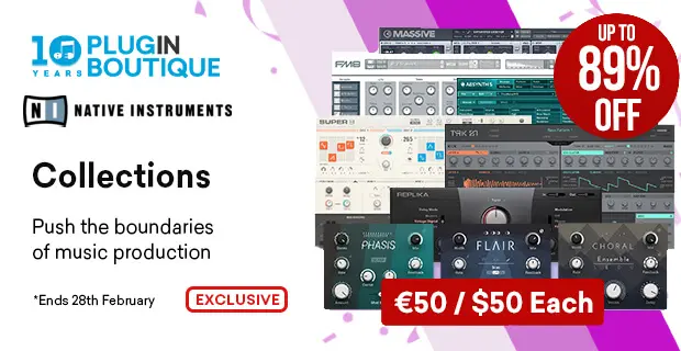 Plugin Boutique’s 10th Anniversary: Native Instruments Sale (Exclusive)