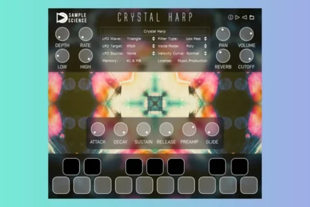 Featured image for “SampleScience releases Crystal harp”