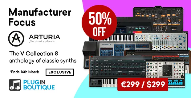 Arturia V Collection 8 Manufacturer Focus Sale (Exclusive)