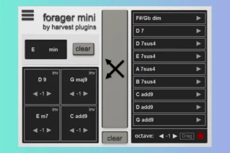 Featured image for “Harvest Plugins released Forager Mini”
