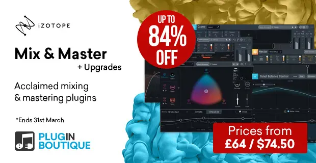 iZotope Mix & Master Sale