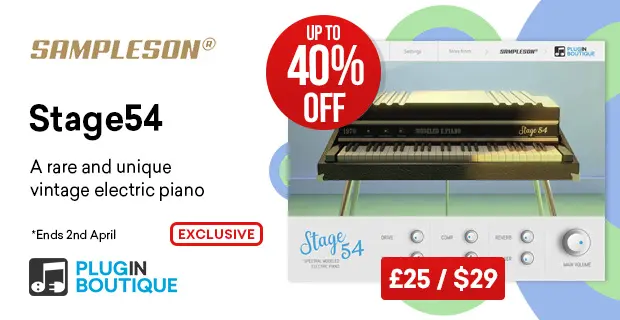 Sampleson & Plugin Boutique Stage54 Introductory Sale (Exclusive)