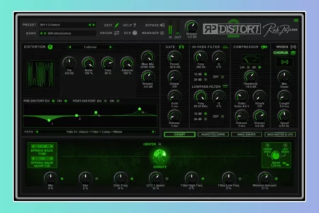 Featured image for “RP-Distort 2 – New distortion effect by Rob Papen”